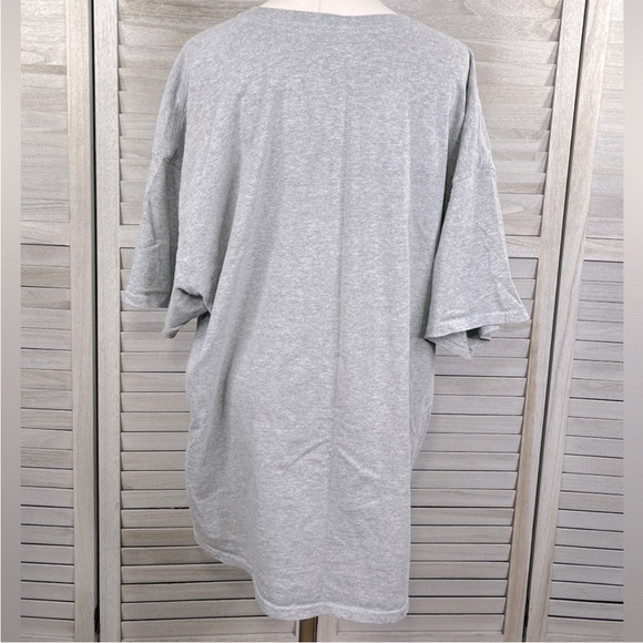 GILDAN Men's Nike Inspired Fishing Tee Gray/ White-3X - Picture 3 of 3